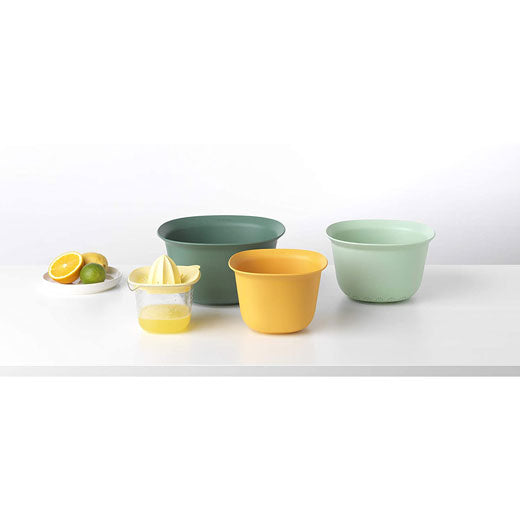 Juego de Bowls Tasty 1,5 & 3,2 Litros, Colador y Exprimidor con Vaso Medidor Brabantia®