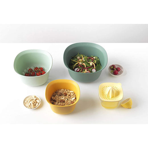 Juego de Bowls Tasty 1,5 & 3,2 Litros, Colador y Exprimidor con Vaso Medidor Brabantia®