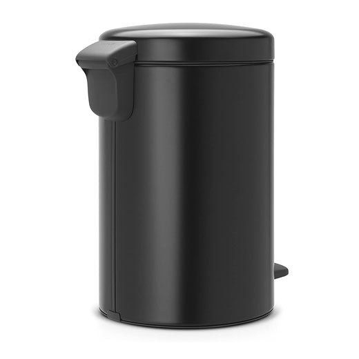 Basurero Pedal NewIcon 12 Litros Negro Mate Brabantia®