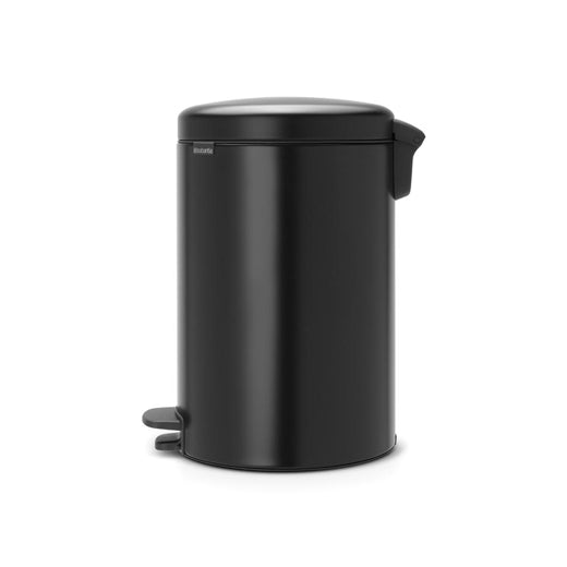 Basurero Pedal NewIcon 20 Litros Negro Mate Brabantia®