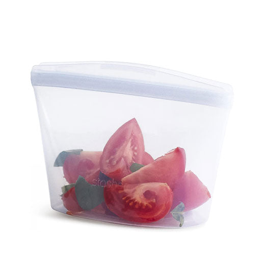 Bolsa Reutilizable 2-Cup Bowl 473 ml Transparente Stasher®