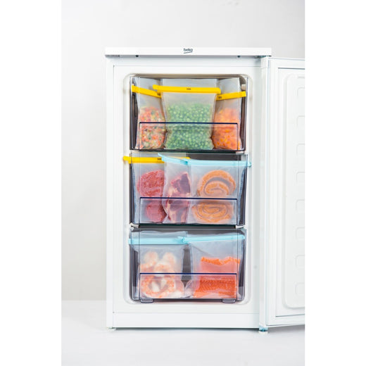 Set 4 Bolsas para congelar alimentos "Reusable freezer bags" NoStik®