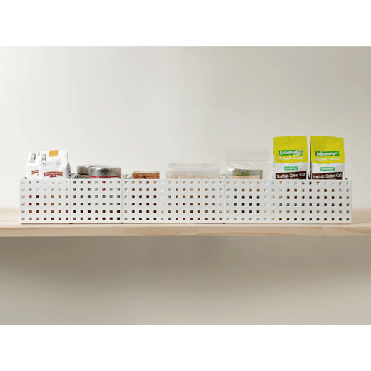 Contenedor Bricks Apilable Sin División Blanco 35x14x12,5cm Like it®