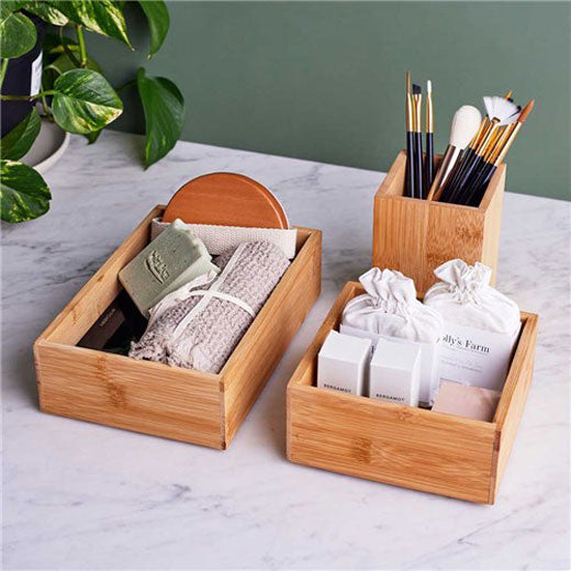 Caja Organizadora de Bambú 15x30x7cm BoxSweden®