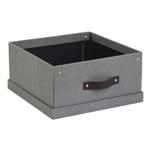 Caja de Almacenaje Levi Canvas Gris Bigso®