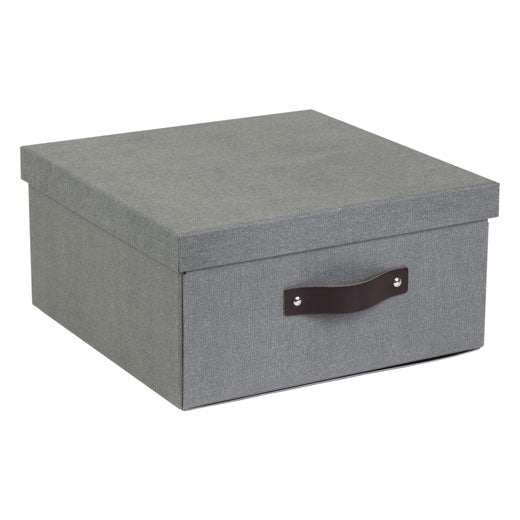 Caja de Almacenaje Levi Canvas Gris Bigso®