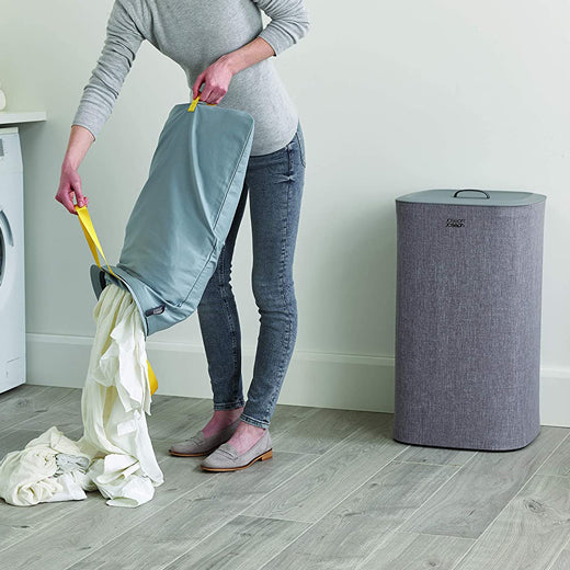 Cesto de Ropa Sucia Tota 60L Gris Joseph Joseph®
