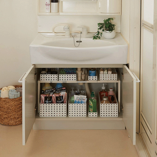 Contenedor Bricks Apilable Sin División Blanco 28x21x12,5cm Like it®