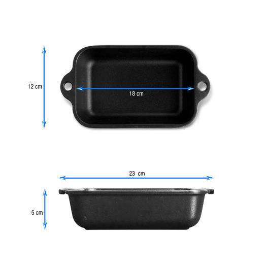 Molde para Lasaña en Hierro Fundido Esmaltada Victoria®