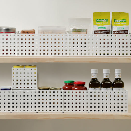 Contenedor Bricks Apilable Sin División Blanco 21x14x12,5cm Like it®