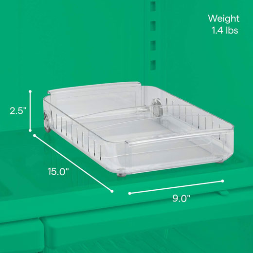 Organizador con Ruedas para Refrigerador Grande RollOut YouCopia®