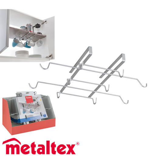 Organizador de Tazas y Utensilios de Cocina Spider-Mug Metaltex®