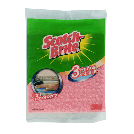 Paño Esponja Celulosa 3 unidades Scotch-Brite™