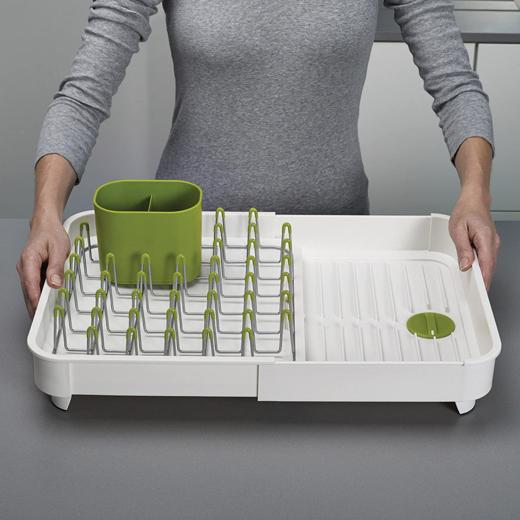 Secaplatos Extensible Blanco/Verde Joseph Joseph®