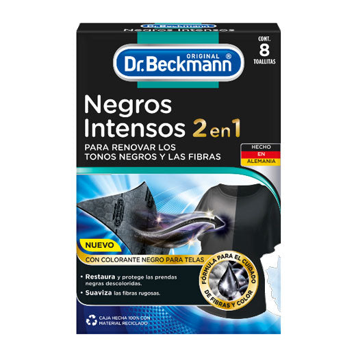 Toallitas de Negros Intensos para Lavado 8 unidades Dr. Beckmann®