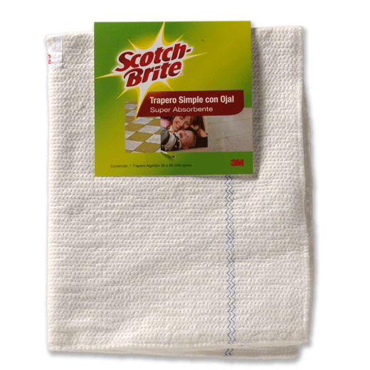 Trapero de Algodón Simple con Ojal Scotch-Brite™