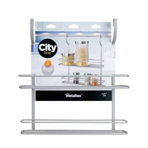 Estante Colgante Doble para Barra City Line Metaltex®