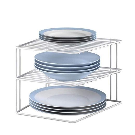 organizador vertical para platos cocina