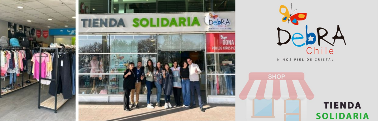 Ayuda a los niños con "piel de cristal" en la primera tienda solidaria en Chile