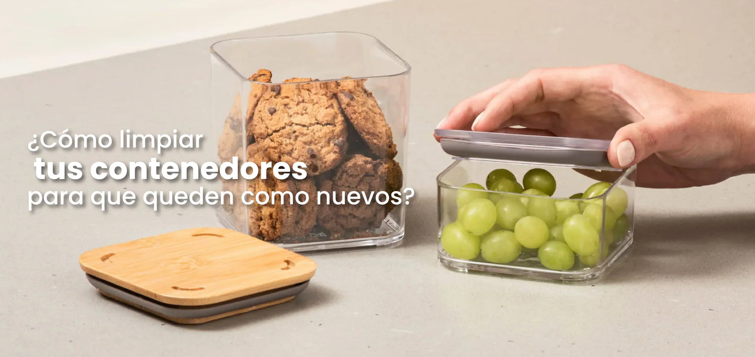 ¿Cómo limpiar tus contenedores de plástico para que queden como nuevos?