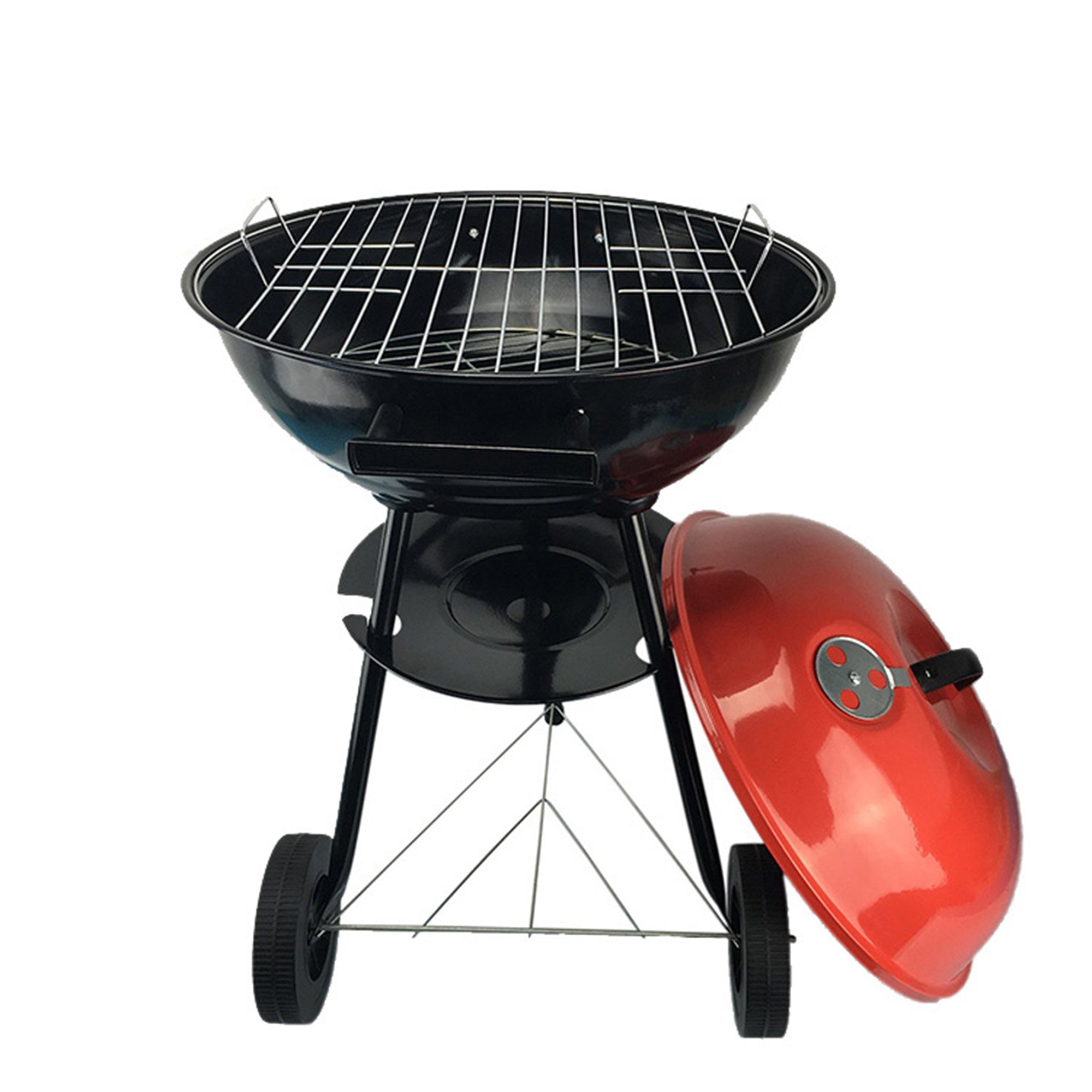 Parrilla Portátil Carbón Kettle Roja 17''
