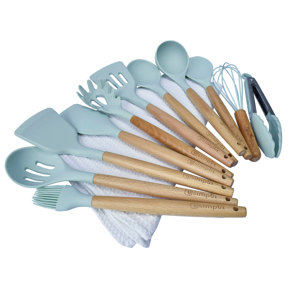 Set 12 Utensilios De Cocina Silicona Calipso Simplit