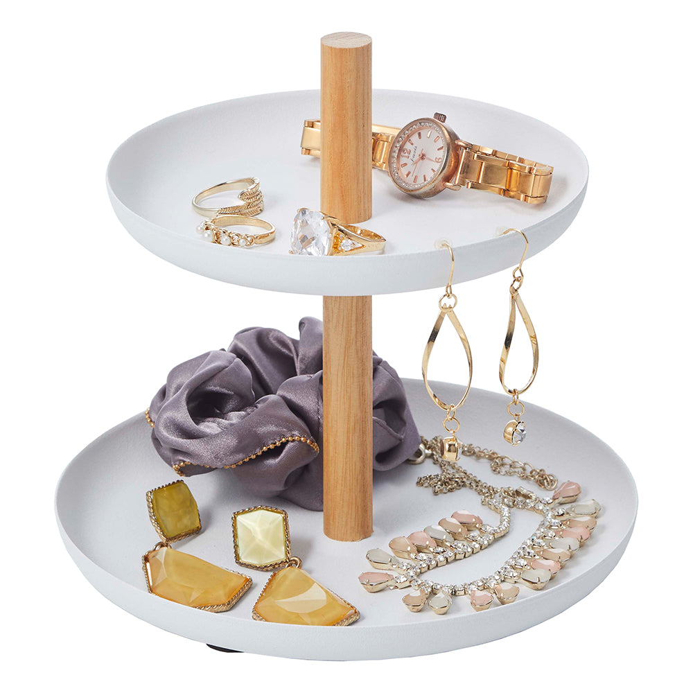 Set 2 Bandejas Accesorios Blanco Yamazaki®