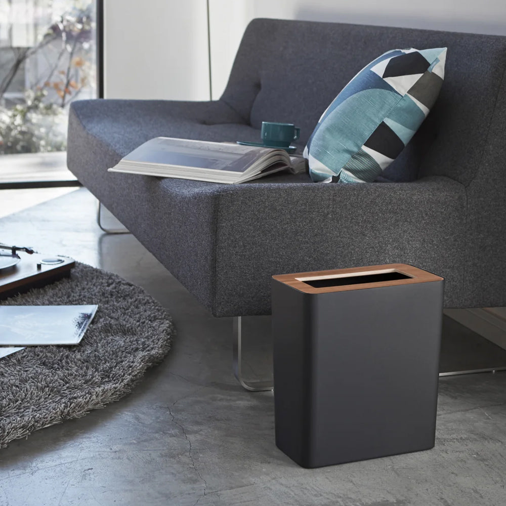 Basurero Rectangular Negro Yamazaki®