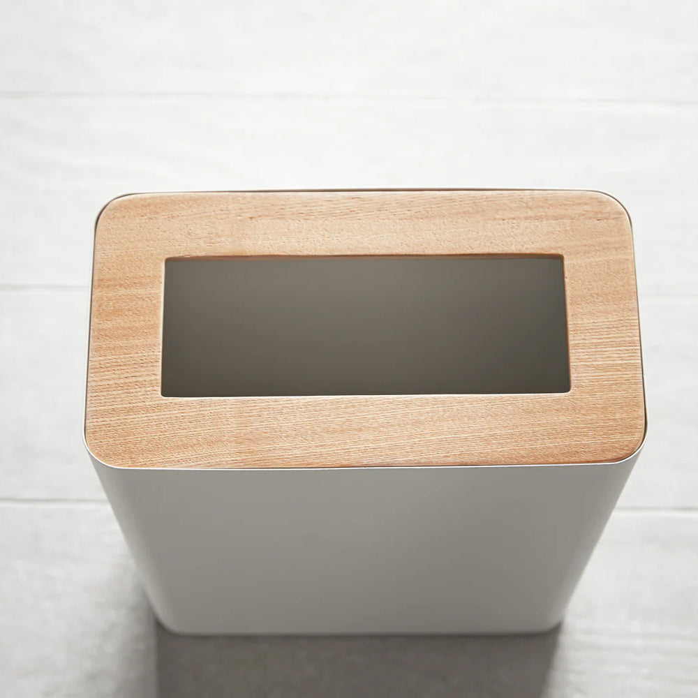 Basurero Rectangular Blanco Yamazaki®
