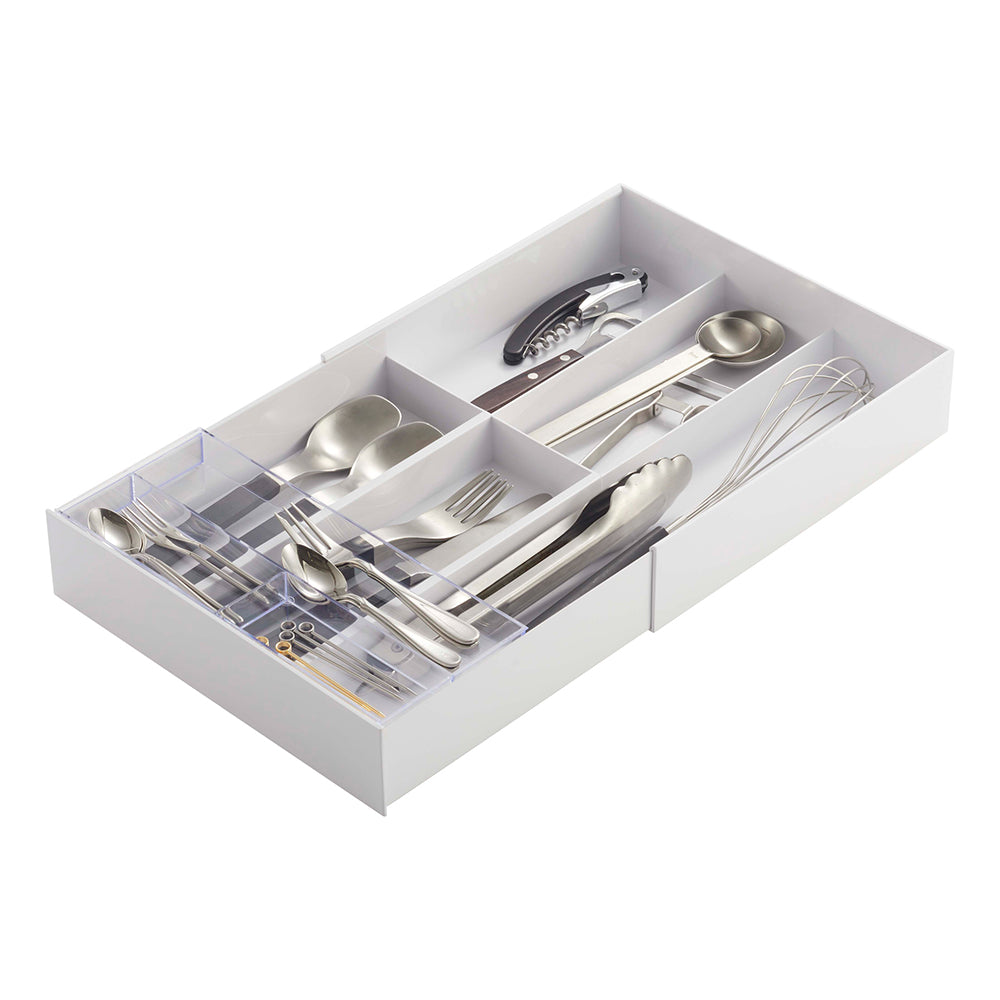 Organizador Cubiertos Extensible Blanco Yamazaki®
