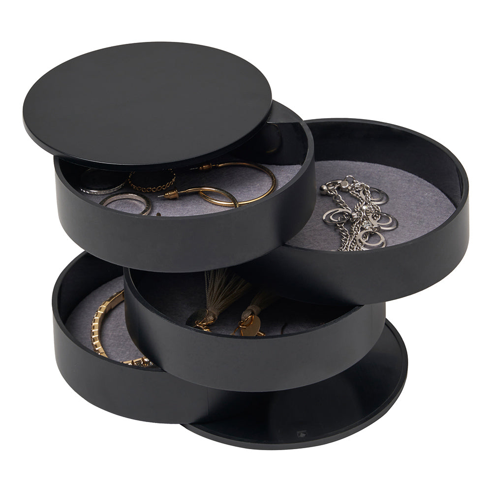 Caja Accesorios 4 Niveles Negro Yamazaki®