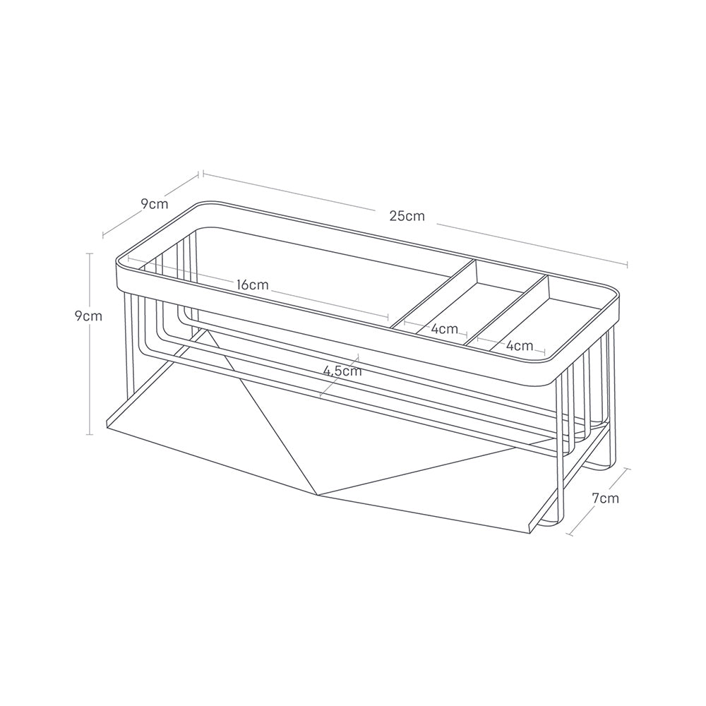 Set Organizador Lavaplatos Blanco Yamazaki®