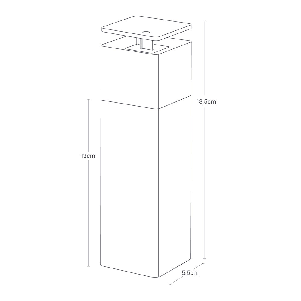 Dispensador Jabón Push Blanco Yamazaki®