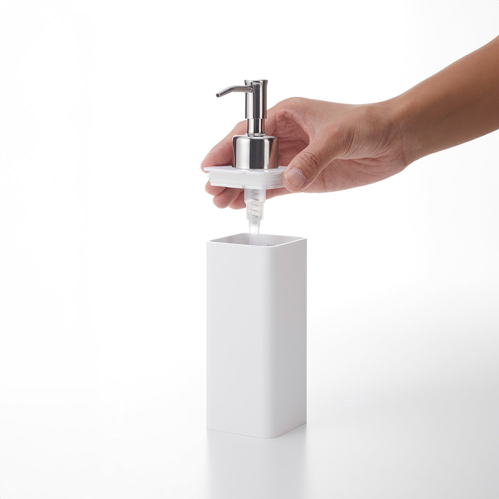 Dispensador Jabón Pared Blanco Yamazaki®
