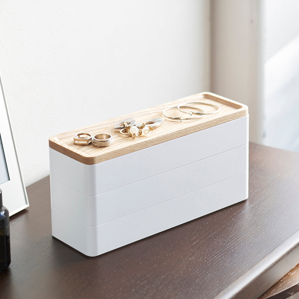Caja Accesorios Slim 3 Niveles Blanco Yamazaki®
