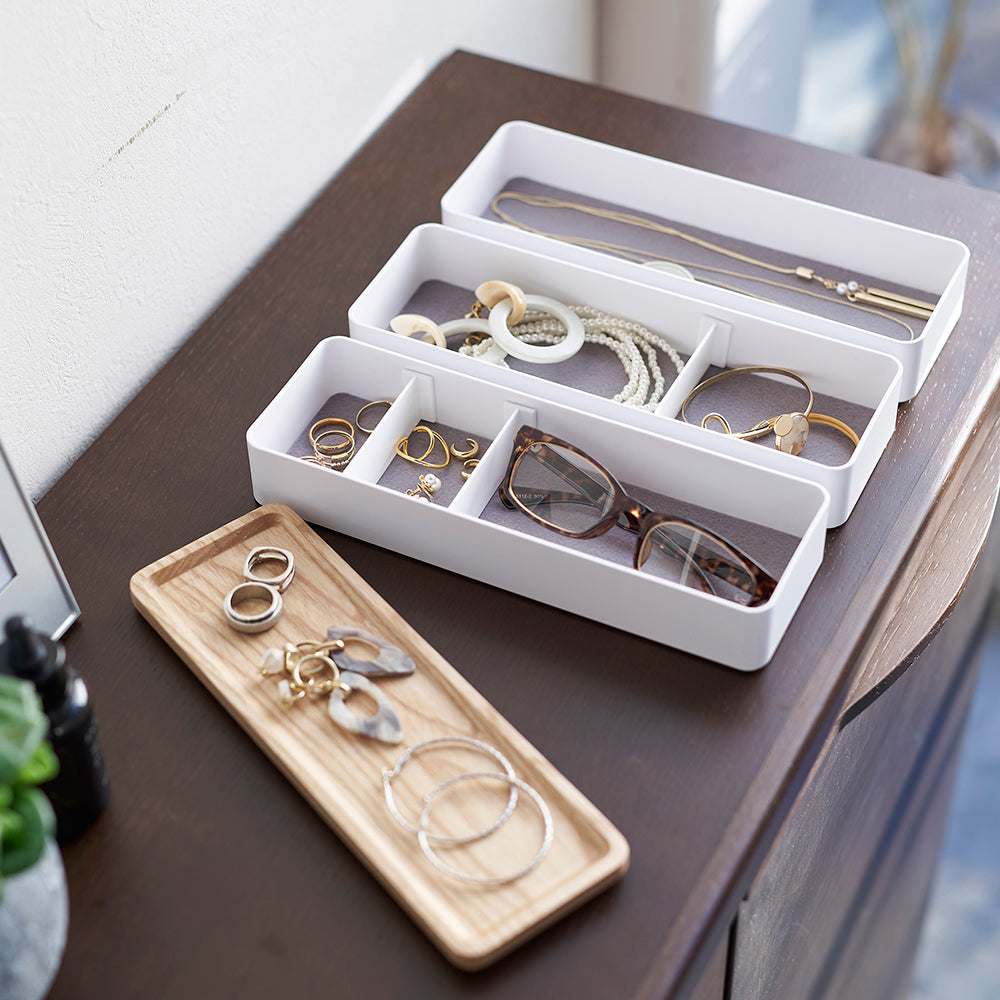 Caja Accesorios Slim 3 Niveles Blanco Yamazaki®