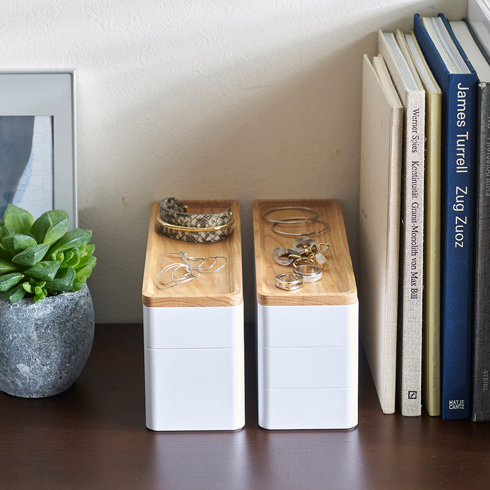Caja Accesorios Slim 3 Niveles Blanco Yamazaki®