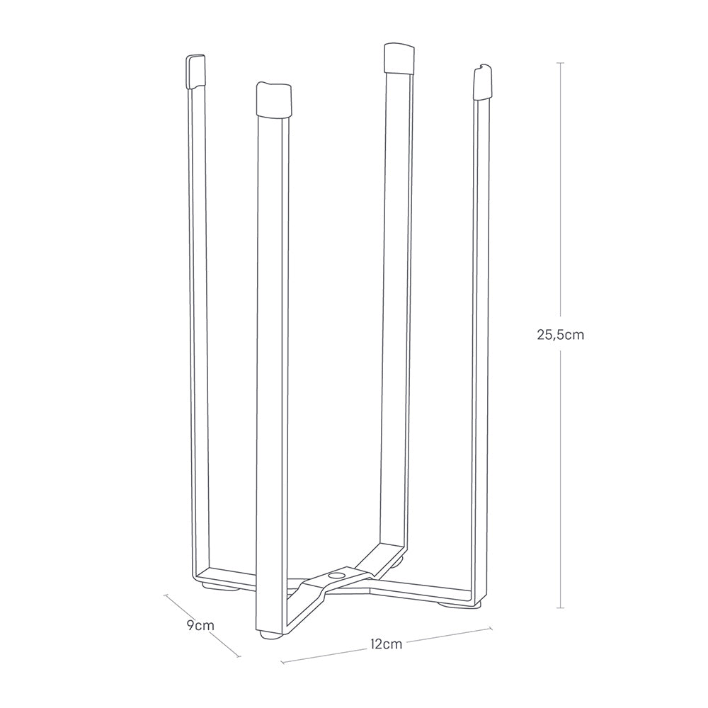 Soporte Multiusos Plegable Negro Yamazaki®