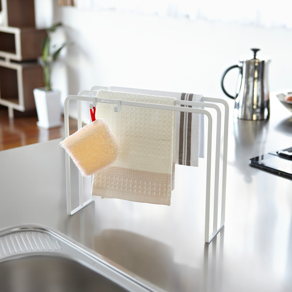 Colgador Paños Cocina Blanco Yamazaki®