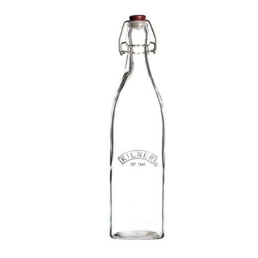 Botella Tapa Roja con Cierre Clip 1Lt Kilner®