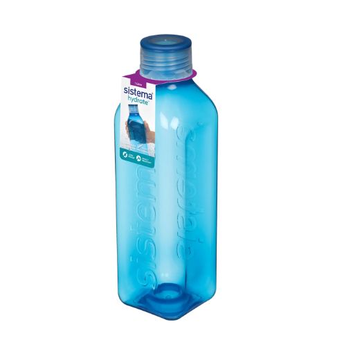 Botella de Agua Cuadrada 1Lt Sistema®