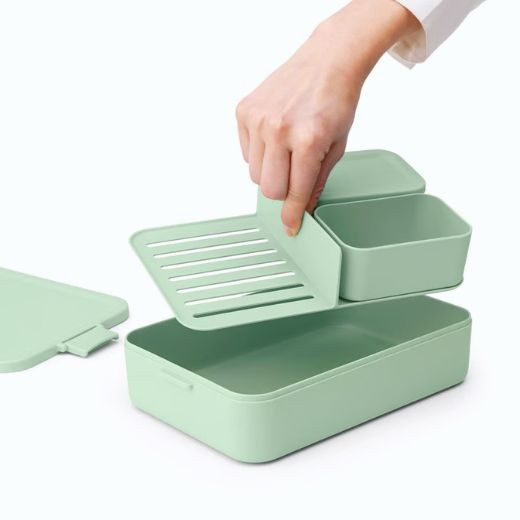 Contenedor para Almuerzo Make & Take Bento Grande Verde Jade 2 Litros Brabantia®