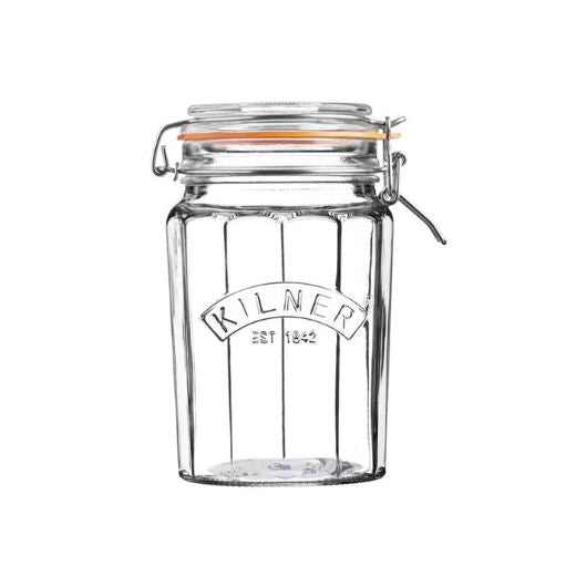 Frasco Faceteado con Cierre Clip Top 0,95Lt Kilner®