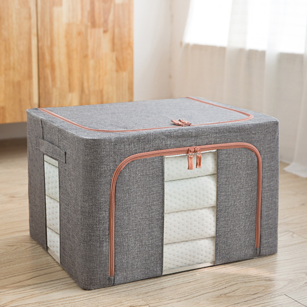 Set 2 Cajas Organizadora para Ropa más 12 Bolsas al Vacío