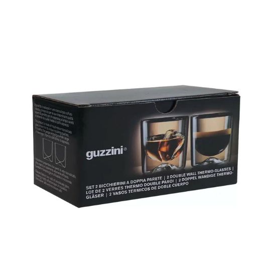 Set 2 Vasos Thermo Espresso Doble Pared 88ml Guzzini®