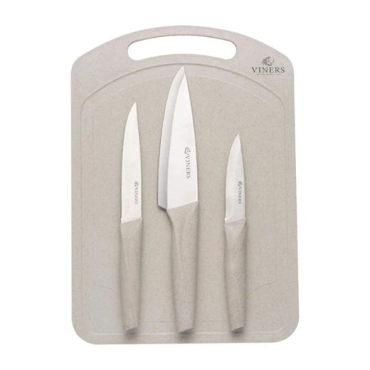 Set 3 Cuchillos con Tabla Organic Viners®