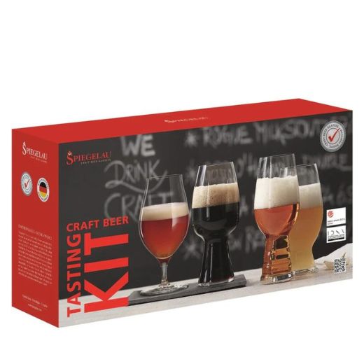 Set 4 Copas Cerveza Tasting Kit Spiegelau®