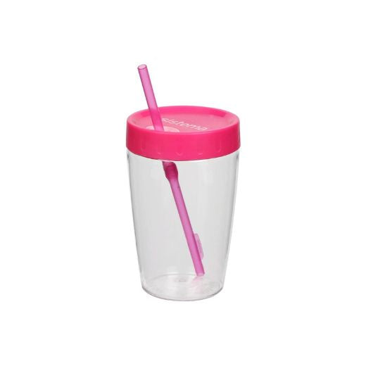 Vaso con Tapa y Bombilla 525ml Sistema®