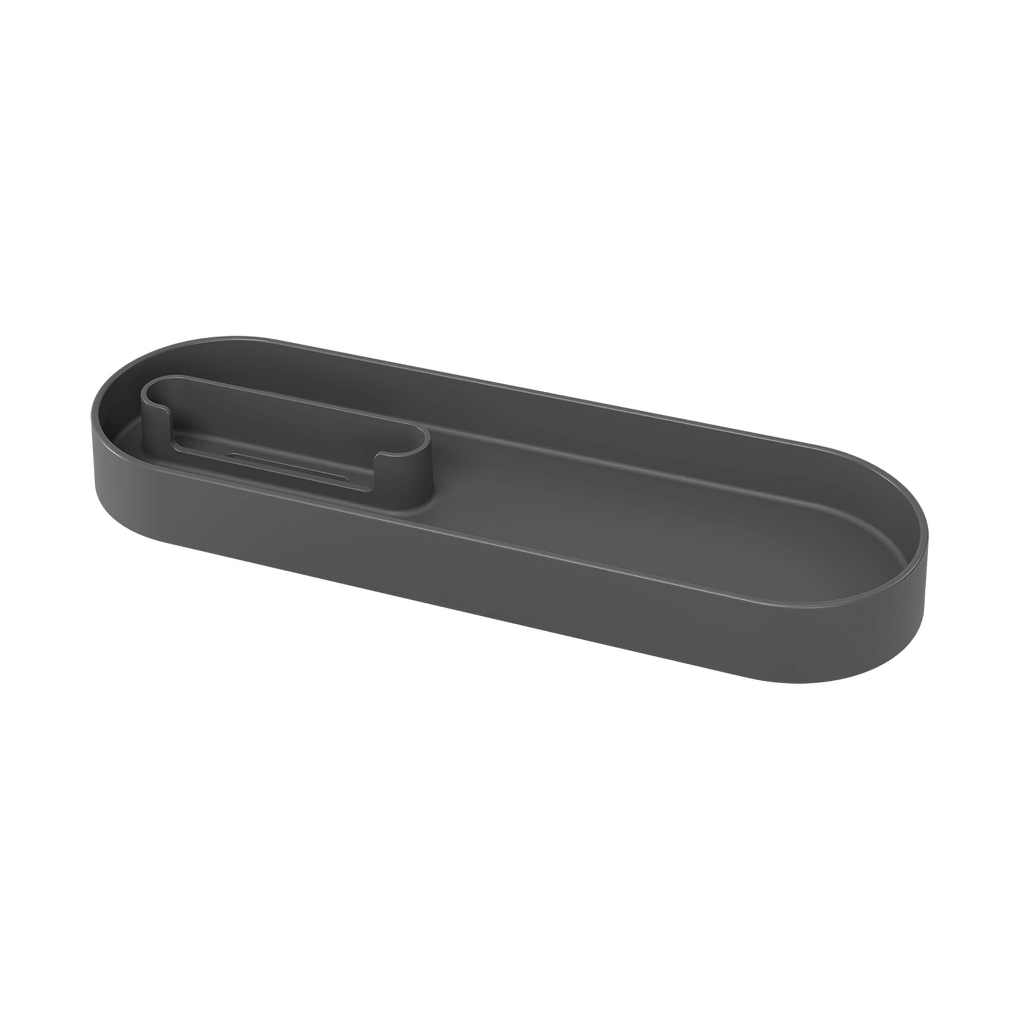 Bandeja para Baño con Soporte para Celular Serene Gris Grafito Coza®