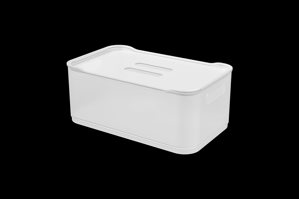 Caja Organizadora con Tapa Fit Grande 5,6 Litros Natural Coza®
